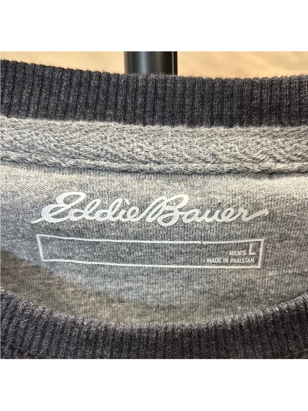 Eddie Bauer Black Crewneck Sweater - Picture 2 of 5